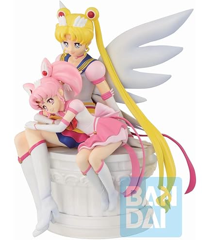 うさぎ&ルナ Antique Style フィギュア Sailor Moon Cosmos Ichibansho Usagi & Luna (Antique Style